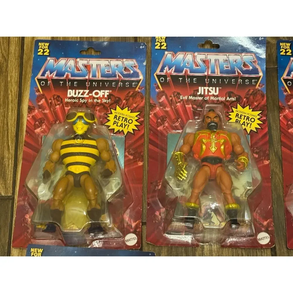 NEW Mattel MOTU Retro Lot Of 9 & Land Shark Mosquitor Horde Trooper Anti Eternia